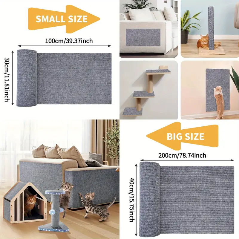 Celvier Self-Stick Cat Scratching Mat