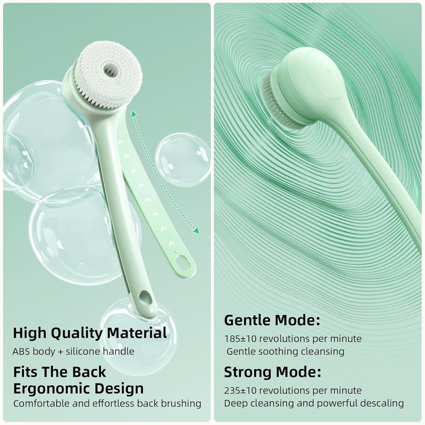 DermaRinse™ – Dermatologist-Inspired Electric Shower Brush