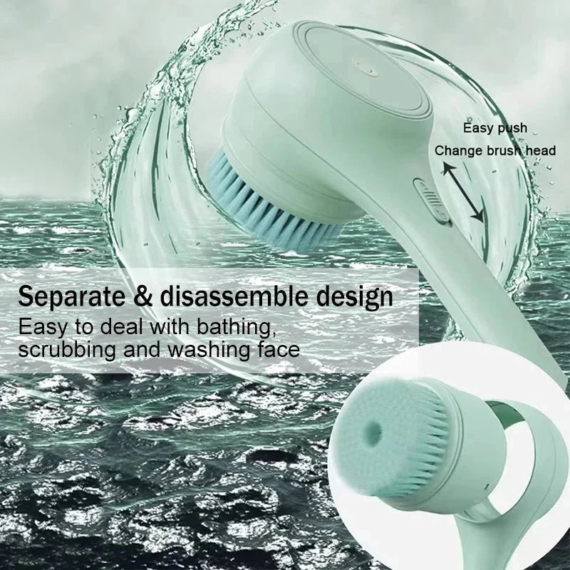 DermaRinse™ – Dermatologist-Inspired Electric Shower Brush