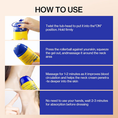 Tidiyo Neck Firming Cream with Roller