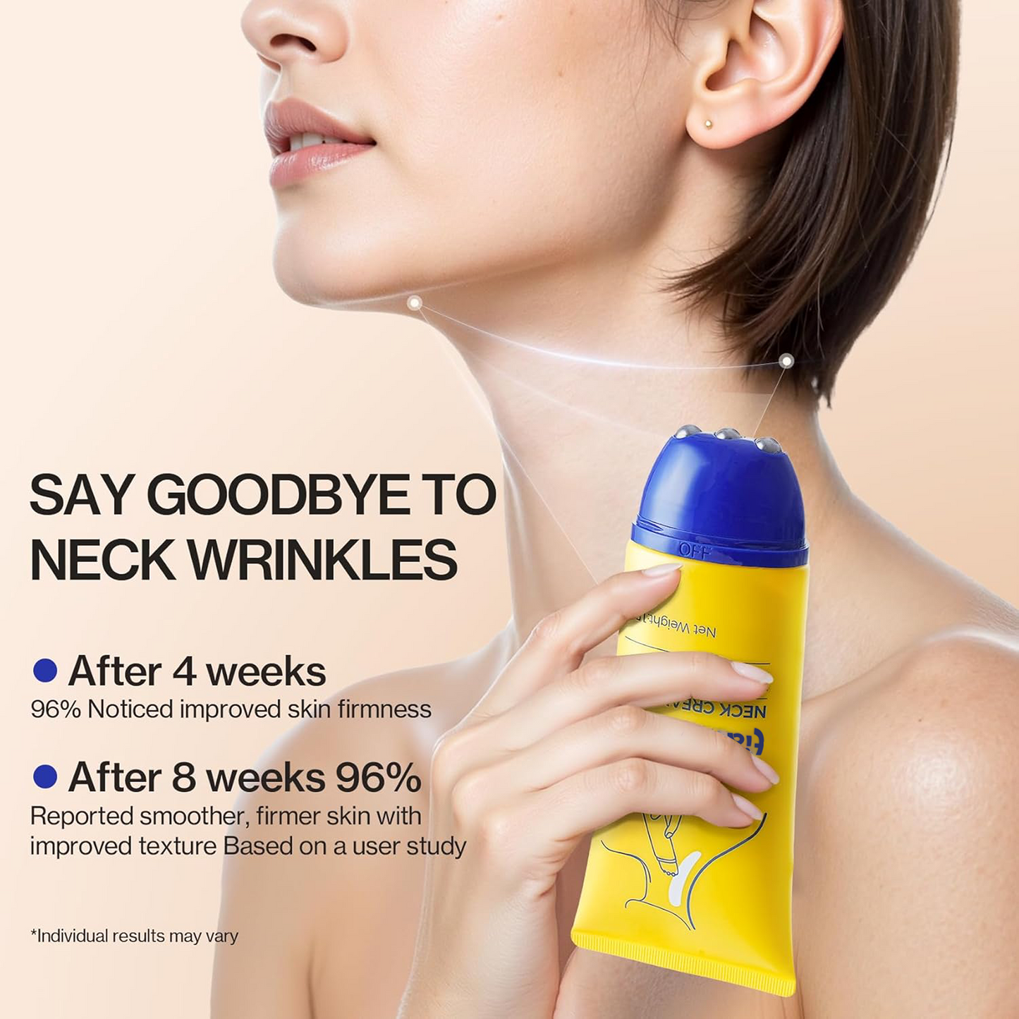 Tidiyo Neck Firming Cream with Roller